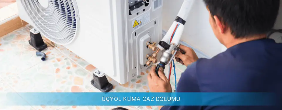 Üçyol İlçemi Gree Klima Gaz Dolumu